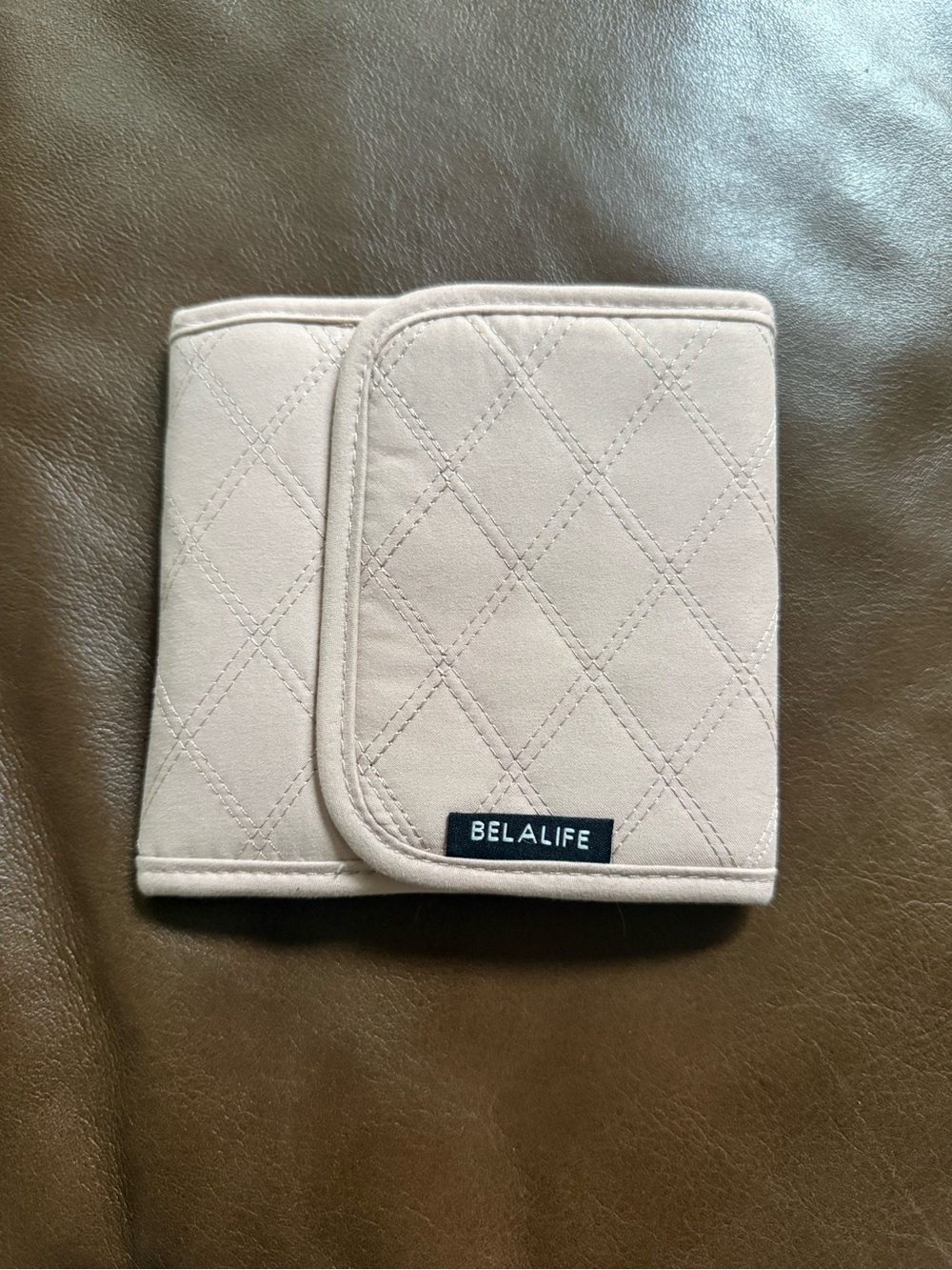 BELALIFE Quilted Light Pink Travel Jewelry and makeup Organizer